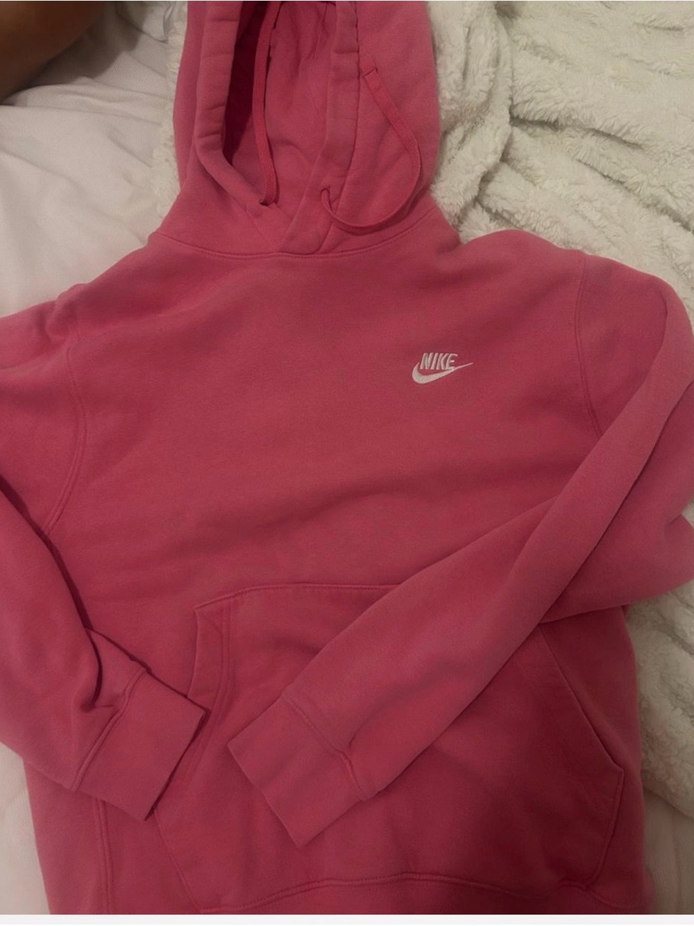 Nike Pink Pullover Hoodie Sweatshirt